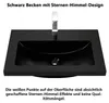 Waschtisch mit Unterschrank 60cm BOKAV Badmöbel Set Schwarz Produktbild-Vorschau 8