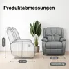 Sofa-Massagesessel mit SL-Gleitschiene & Massagekugeln – Produktbild-Vorschau 12