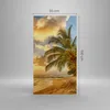 Bild auf Leinwand - Leinwandbild - Strand Meer Palme - Produktbild-Vorschau 3