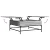 The Living Store Couchtisch Grau Sonoma 95x95x45 cm Produktbild-Vorschau 8