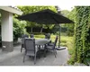 Lesli Living Ampelschirm "Virgo Flex" Grey 3x3m Produktbild-Vorschau 5