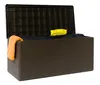 An open brown storage box with items inside. Náhľad obrázku produktu