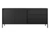 AX LIVING Trentinis 187 2T3S Schwarze große Kommode 187,1 Produktbild-Vorschau 2