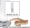Paul Neuhaus 4027-55 Tyra Lampada da tavolo a LED + dimmer Anteprima dell’immagine prodotto 4