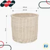 KOTARBAU® Weidenkorb zum Bepflanzen Weiß Höhe 23 cm ⌀ 25 cm Produktbild-Vorschau 3