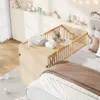 Merax ledikant met spijlen, 70 x 140 cm, babybed met Productafbeelding-voorbeeld 5