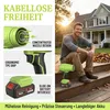 21V Akku Laubbläser, Handgeführtes Gebläse für Garten Produktbild-Vorschau 3