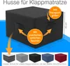 ELONEO Husse für Klappmatratze 90x200x15 cm, mit Produktbild-Vorschau 3