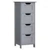 A gray cabinet with four drawers against a white background. Náhled obrázku produktu