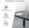 Zahradní stůl 01-0703, terasový stůl, párty stůl, černý, Náhled obrázku produktu 6