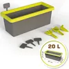 Set di giochi da giardino, plastica, grigio/giallo Anteprima dell’immagine prodotto 1
