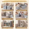 COSTWAY 6-in-1 Kindertafel, kindertafel en stoelset met Productafbeelding-voorbeeld 6