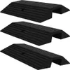 vidaXL Mostné prahové rampy 3 ks 49x40x8 cm Guma Náhľad obrázku produktu 7