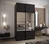 MEBLE KRYSPOL LUX 4 Schrank - 245,5x140x64cm - Schwarz, Produktbild-Vorschau 2