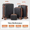 FCH - Set de 4 valises à coque rigide avec poignée Voir les images du produit 2