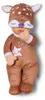 Zapf BABY nato per i bambini Cervo addormentato 30 cm Anteprima dell’immagine prodotto 2