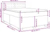vidaXL Boxspringbett mit Matratze Weiß 140x200 cm Produktbild-Vorschau 8