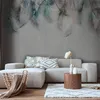 Vlies Fototapete - Colourful Feathers 100x70 cm Muster Produktbild-Vorschau 1