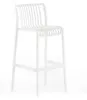 Lot de 2 tabourets de bar d'extérieur, empilables, en Voir les images du produit 6
