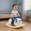 Cheval à bascule COSTWAY, Cheval à bascule avec roulettes, Voir les images du produit 2