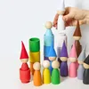 Giocattolo montessoriano in legno "Bambolina con tappo in Anteprima dell’immagine prodotto 9