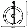 Wallity, Nachbildungativer Metall Wandaccessoire, Schwarz, Produktbild-Vorschau 7