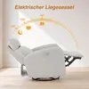 CHITA Elektrischer Relaxsessel, Echtleder, 270° drehbar, Produktbild-Vorschau 5