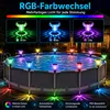 Solar Pool Licht 6er Set, LED Solar Gartenlichter IP65 Produktbild-Vorschau 6