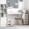 vidaXL Scrivania bianca 100 x 40 x 76 cm Anteprima dell’immagine prodotto 2