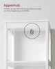 VASAGLE Hochschrank Badezimmer, Badezimmerschrank schmal, 2 Produktbild-Vorschau 7