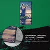 Wohnzimmer-Bild Leinwand Uhr Geräuschlos 30x60 Malerei Produktbild-Vorschau 5