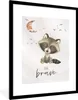 MuchoWow® Gerahmtes Poster Aquarell - Sei mutig - Zitate - Produktbild-Vorschau 1