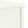 vidaXL Nočný stolík biely 35x30x40 cm z masívneho Náhľad obrázku produktu 4