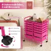 GOPLUS Rollwagen Schubladenwagen, Rollcontainer mit 12 Produktbild-Vorschau 4