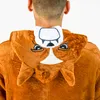Dámský a pánský halloweenský kostým - jednodílné pyžamo Fox Náhled obrázku produktu 5