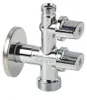 Ventil na práčku1/2 "x3/4 "x3/8", anticalc, chróm Náhľad obrázku produktu 1