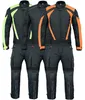 Herren Motorradkombi Textilien Schwarz Grün Orange inkl. Produktbild-Vorschau 5