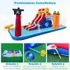 DREAMADE Aufblasbare Wasserrutsche, 6-in-1-Wasserpark mit Produktbild-Vorschau 4