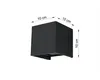 Applique LUCA noir LED IP54 1xLED 7W aluminium 10x10x10cm Voir les images du produit 23