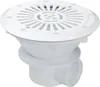 A white plastic drain fitting for a pool or similar application, shown against a white background. Produktbild-Vorschau