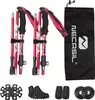 Trekkingstöcke faltbar verstellbar - Nordic Walking Stöcke Produktbild-Vorschau 1