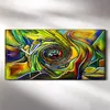 Wanduhr Uhr Wandbild Leinwand 60x30 Foto geometrische Produktbild-Vorschau 2