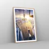 Gerahmtes Poster - Rahmen in heller Eiche - Segelboot Meer Produktbild-Vorschau 8