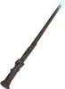 A brown wizard wand with a glowing blue tip, isolated on a white background. Produktbild-Vorschau