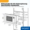 Exquisit Einbau-Mikrowelle EMW525-G-020 inox, 25 Liter, 900 Produktbild-Vorschau 9