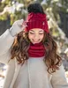 Cappello a maglia da donna Vivisence - cappello con pompon Anteprima dell’immagine prodotto 8