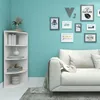 Coemo Eckregal Corner 120 aus Holz 4 Etagen Weiß Produktbild-Vorschau 3