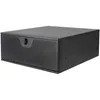 A black server rack drawer is shown against a white background. Podgląd zdjęcia produktu