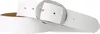 Ledergürtel Damen Echtleder 3,8 cm, ovale Schnalle silber Produktbild-Vorschau 1