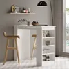 Skye Decor, St1-W, vysoký stůl, bílý, 100 % MELAMÍNOVÁ Náhled obrázku produktu 3